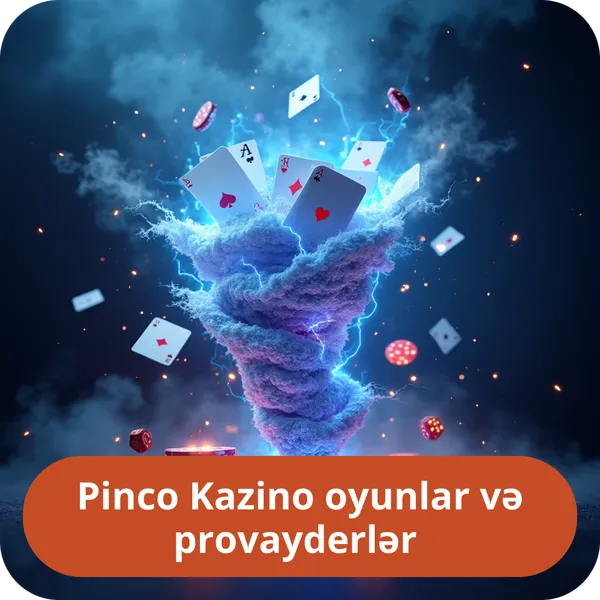 Pinco Kazino oyunlar və provayderlər